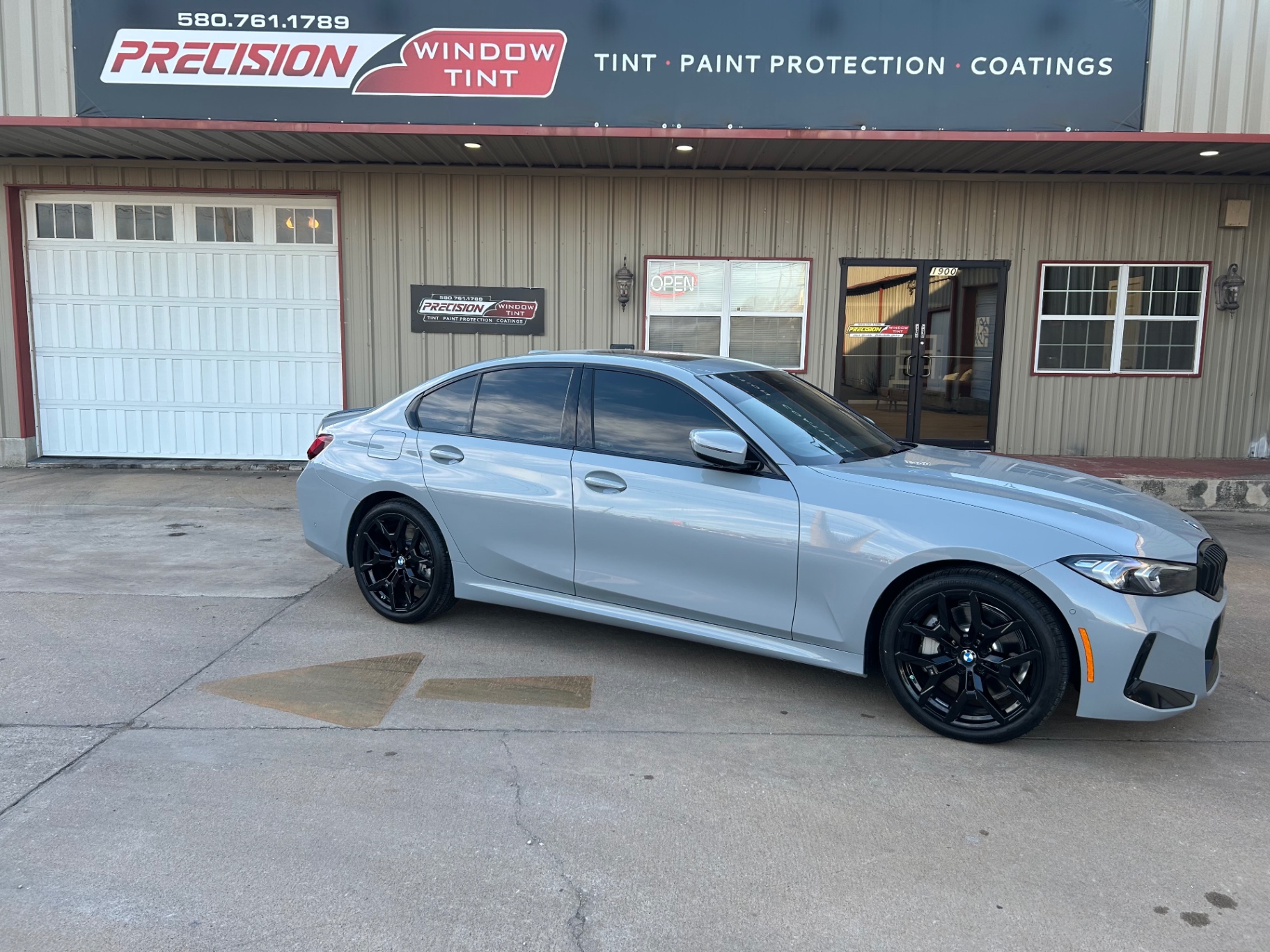 Vehicle with paint protection film and ceramic coating applied in Ponca City OK