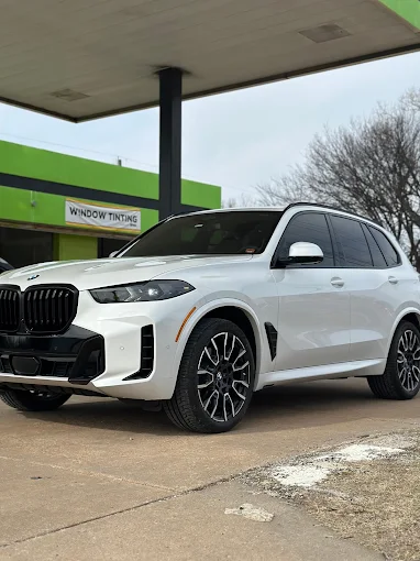 BMW X5 with ceramic tint installed at Precision Window Tint